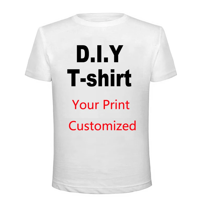 

Personalized DIY Customization Your Design Style Pattern 3D Printed Couple T-shirt Top Summer Round Neck Short Sleeve