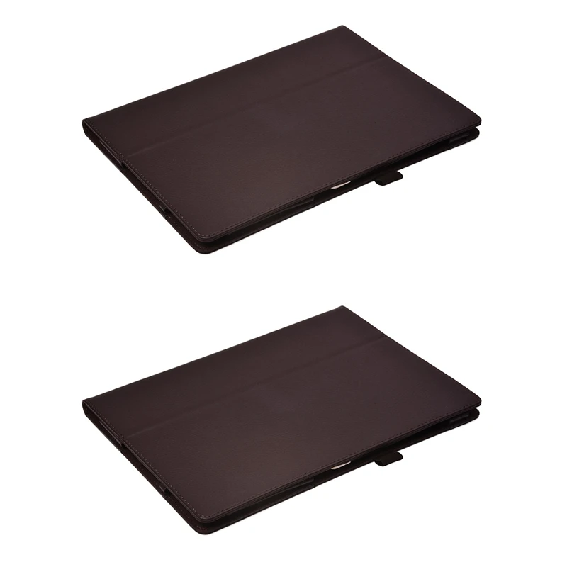 

2X Folding Folio Case Tab Cover Stand For Microsoft Surface 3 10.8Inch Tablet PC Brown