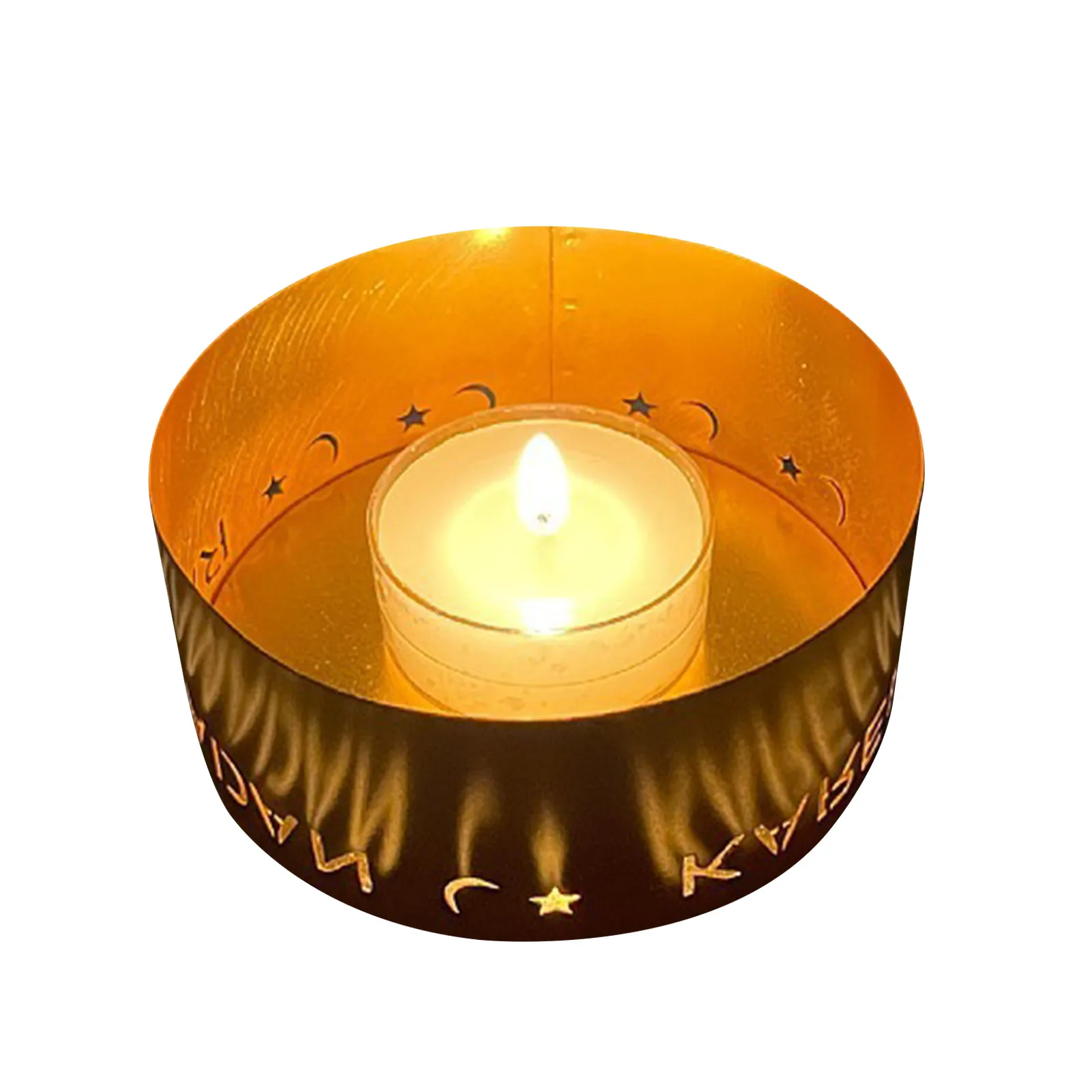 

Tealight Candle Holder Ramadan Decoration 2022 Projection Candle Holder Muslim Eid Mubarak Light For Home Party Patio Garden