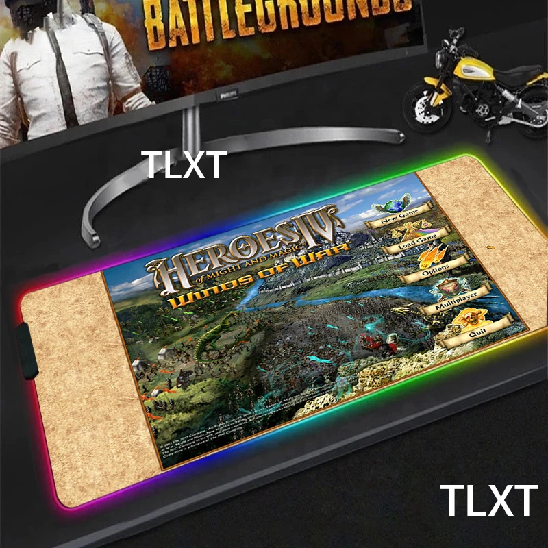 

Top Quality RGB Heroes of Might and Magic 3 Large mouse pad gamer play mats or Overwatchs Top Selling Wholesale Gaming Pad mouse