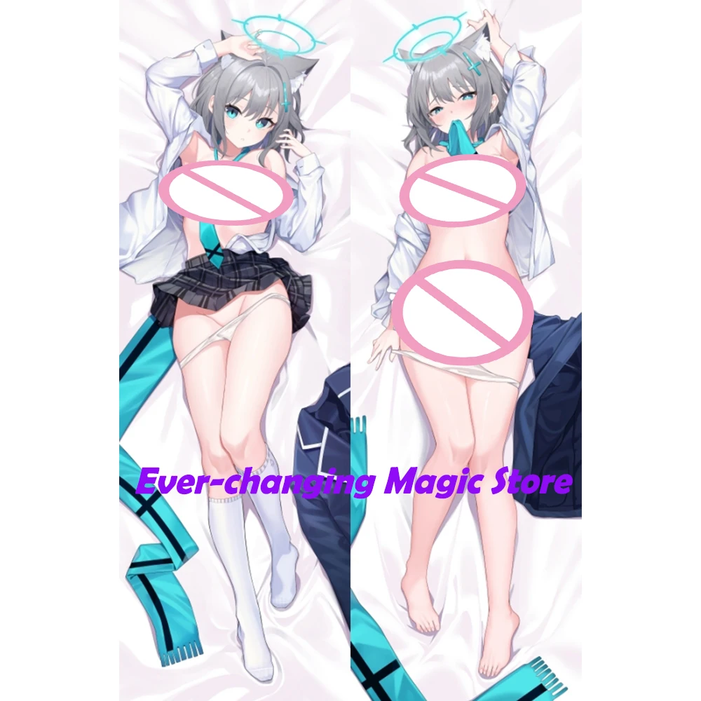 Синий архив Sunaokami Shiroko Dakimakura 2-сторонняя обнимающая подушка для тела