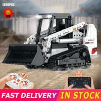 1366pcs app rc city engineering truck building blocks remote control bulldozer vehicle model assembling toys moc bricks boys