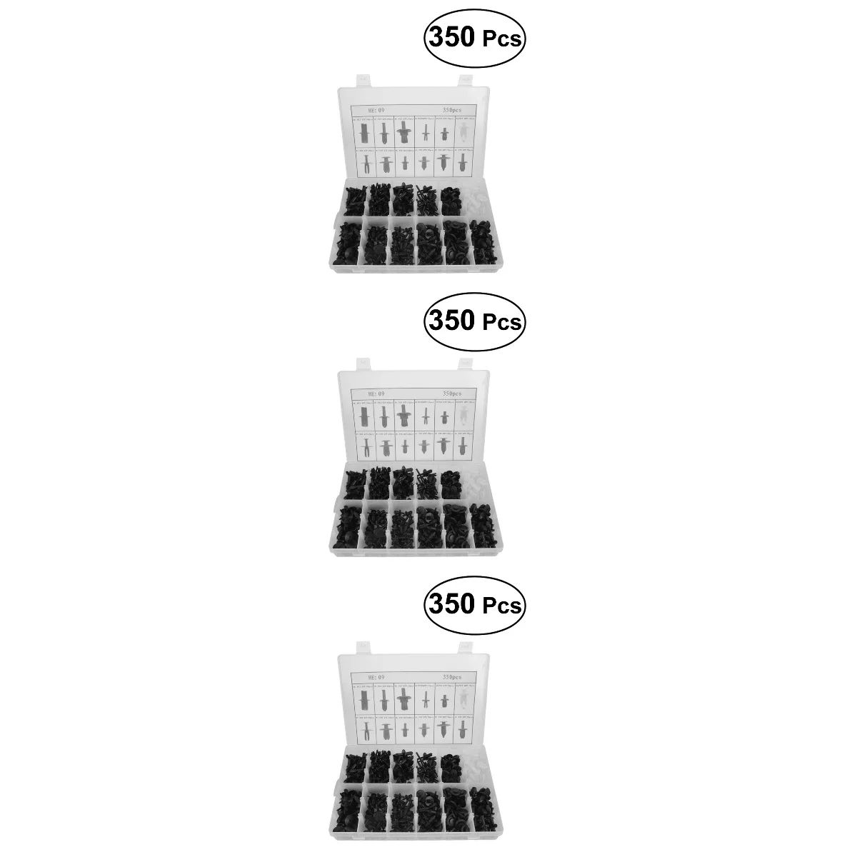 

1050 pcs Auto Car Push Retainer Pin Rivet Trim Clip Panel Moulding Assortments Set for