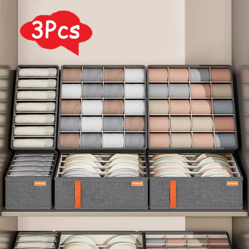 

3 шт./комплект, органайзеры для хранения нижнего белья