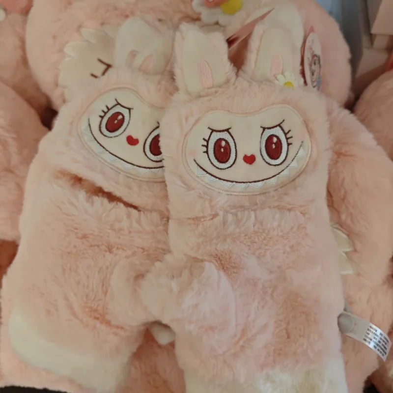 Новый оригинальный шарф Kawaii Labubu наушники Mokoko теплая серия зимние термопредметры