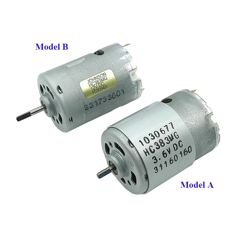 

JOHNSON HC383MG Mini RS-380 Motor DC 3V-3,6 V / DC 6V-12V высокоскоростной большой крутящий момент 28mm электродвигатель DIY отвертка сверло инструменты