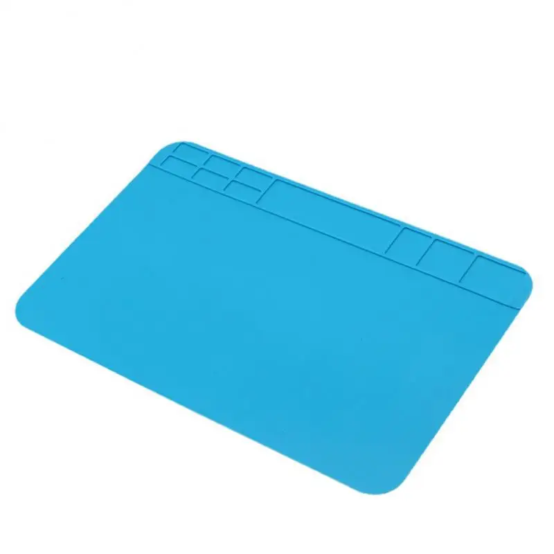 

Soldering Mat ESD Antistatic Heat Resistant Insulation Work Mat Soldering Station Kit Silicone Repair Pad Maintenance Platform