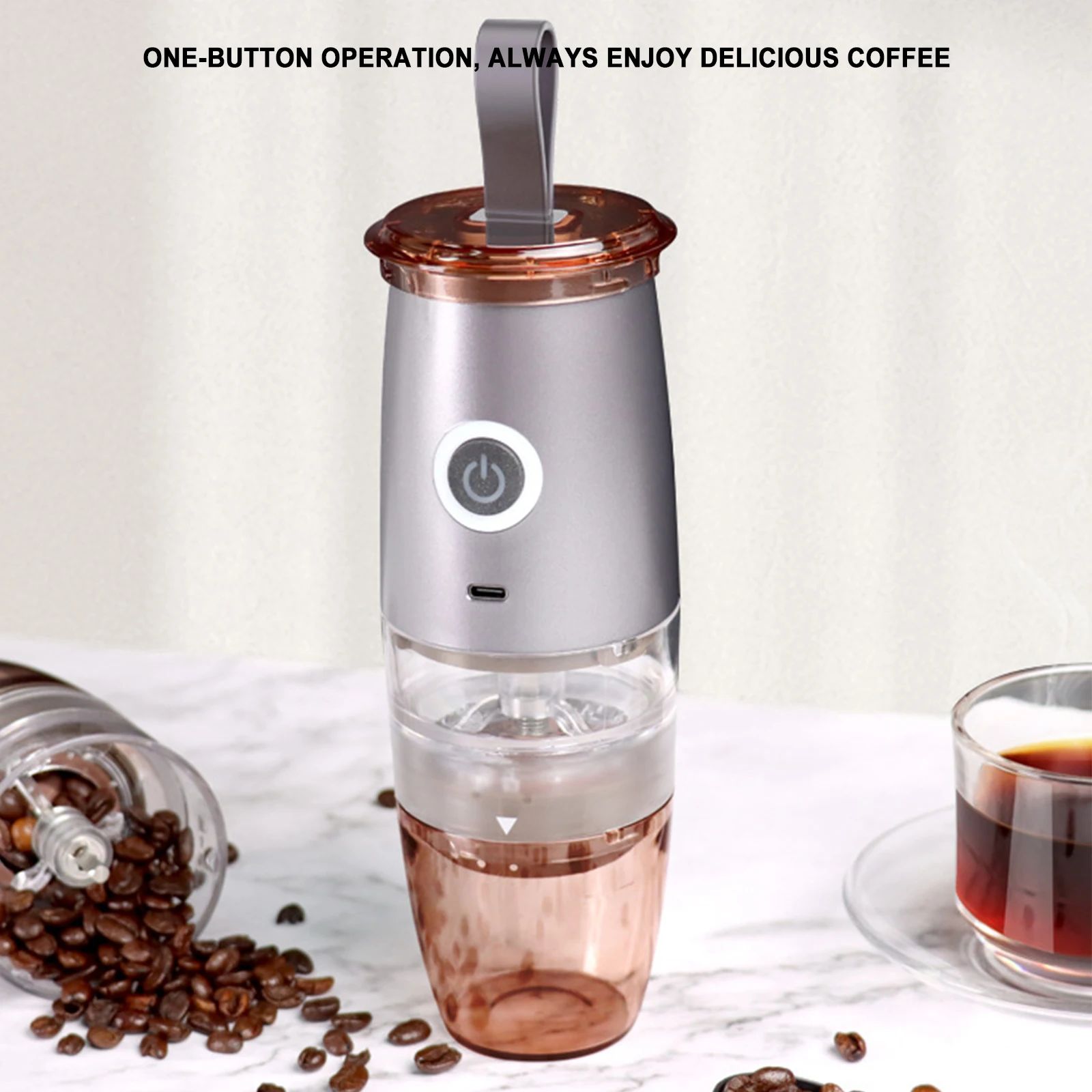 

Electric Coffee Grinder Professional Coffee Bean Grinder Rechargeable Mill Grinding Machine Portable Home Travel