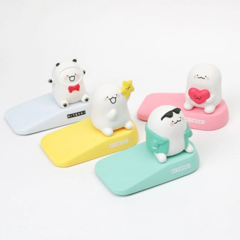 

Kawaii Model PVC Door Stopper Safety Anti-Skid Windproof Rear Retainer Anti-Collision Door Stop Anti-Pinch Hand Child Protector