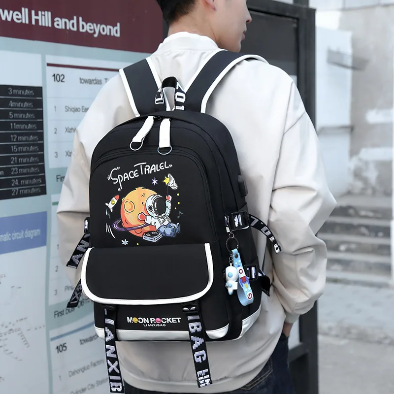 Waterproof Schoolbag teenager laptop backpack high School Bags For Boys large school Backpack book bag fashion travel backpack