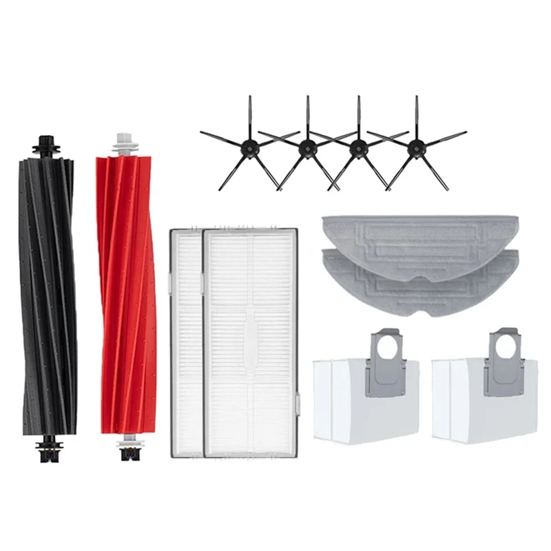 Аксессуары для Roborock S8 Pro Ultra + Швабра Choth вакуумные мешки боковая щетка фильтр