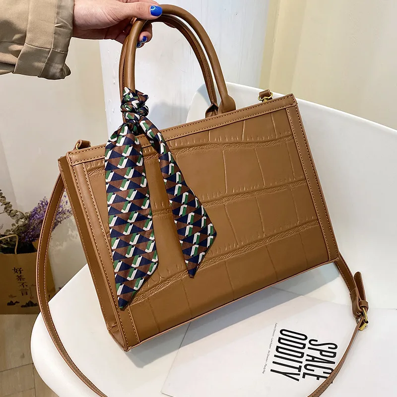 

Alligator print women handbag High capacity Luxury Brand female Shoulder Crossbody bags 2021 new PU Leather Ladies Totes bolsas