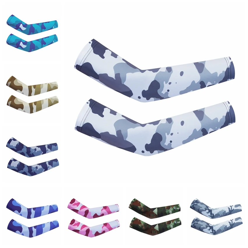 

Women Men Cycling Arm Warmers MTB Bike Bicycle Sleeves Armwarmer UV Protection Ridding Golf Arm Sleeves Fish arm sleeve