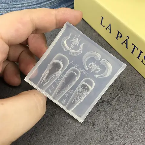 Форма для дизайна ногтей JETTING силиконовая