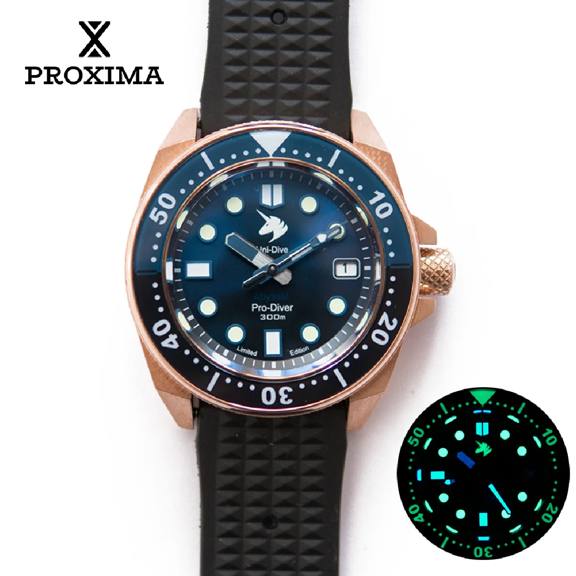 

Proxima UD1685-JBL Bronze CUSN8 Watch 42mm Men Dress Classic Luxury Automatic Mechanical Watches NH35 Movement C3 BGW9 Luminous