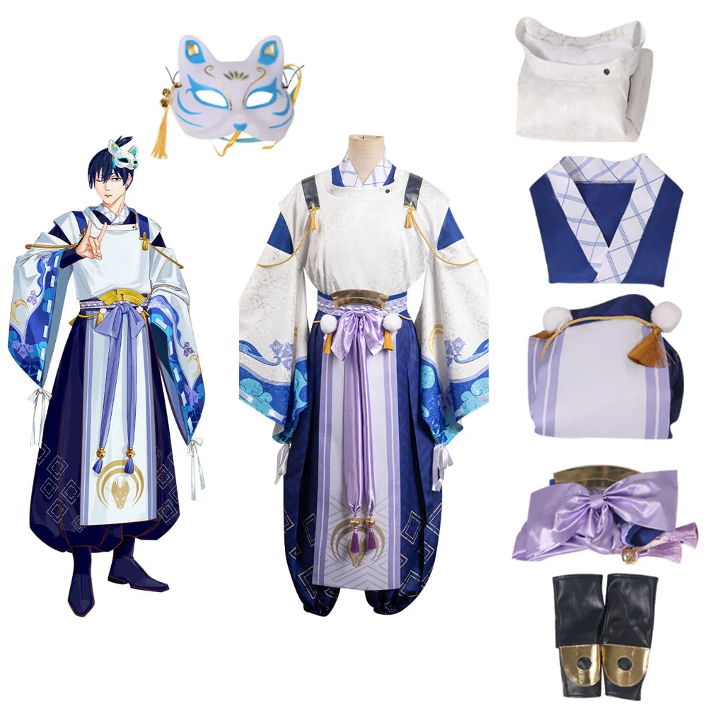 

Мужской костюм для косплея Hayakawa Aki, кимоно для ролевых игр с Бензопилой, полный комплект одежды для взрослых, мужской костюм на Хэллоуин, карнавал, женский костюм