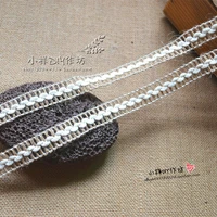 1 5cm width cotton hemp lace decorative material weaving handmade diy hemp rope clothing accessories decoration