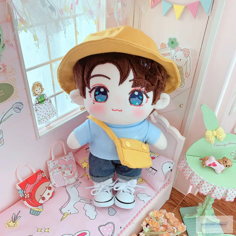 

Одежда для куклы 20 см, аксессуары для кукол, Сумка с коротким рукавом, джинсовая обувь, корейские куклы Kpop EXO idol, подарок, игрушки «сделай сам» Simon