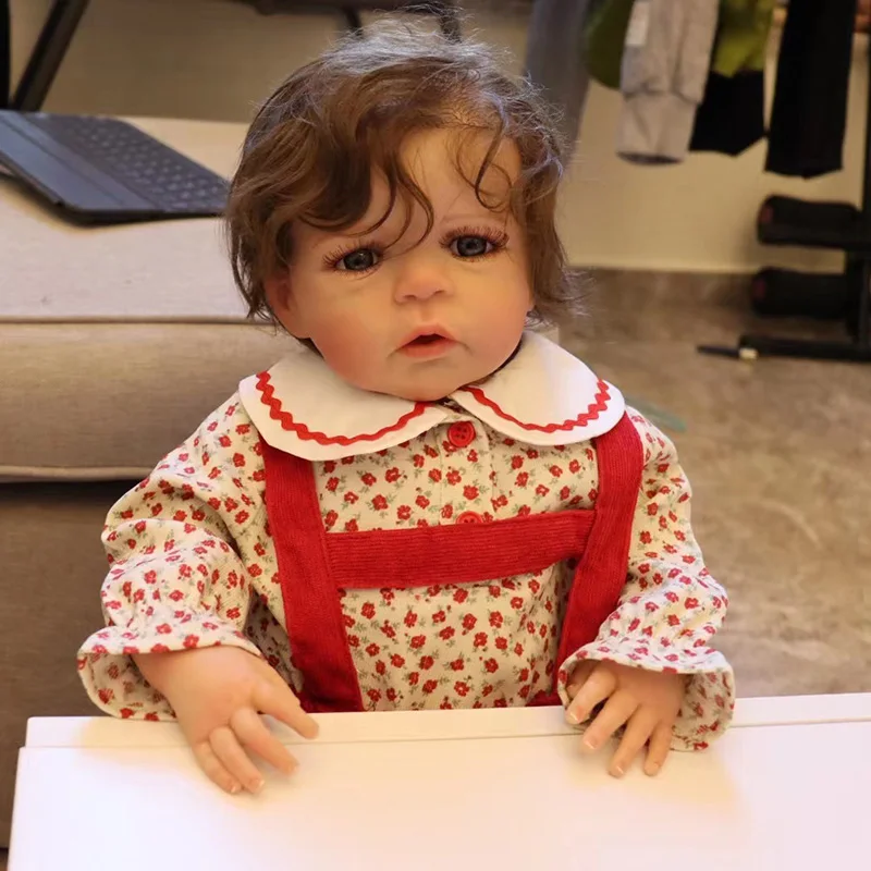 

25inch Finished Reborn Baby Doll 3D Skin Vessels are visible Art Collection Toys For Children