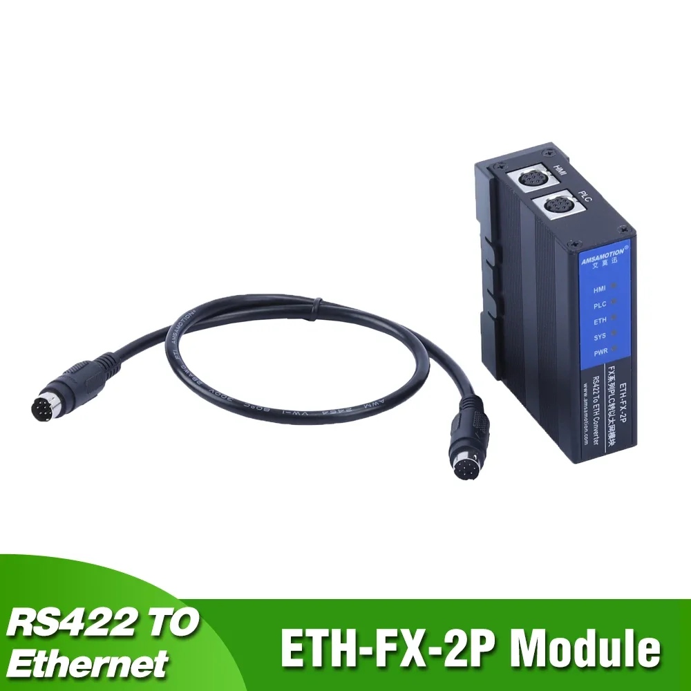 ETH-FX-2P RS422 к Ethernet-конвертеру ПЛК-модуль для Mitsubishi FX FX1N/1NC FX2N/2NC FX3U/3U FX3G/3GA/3GC FX3S Series PLC