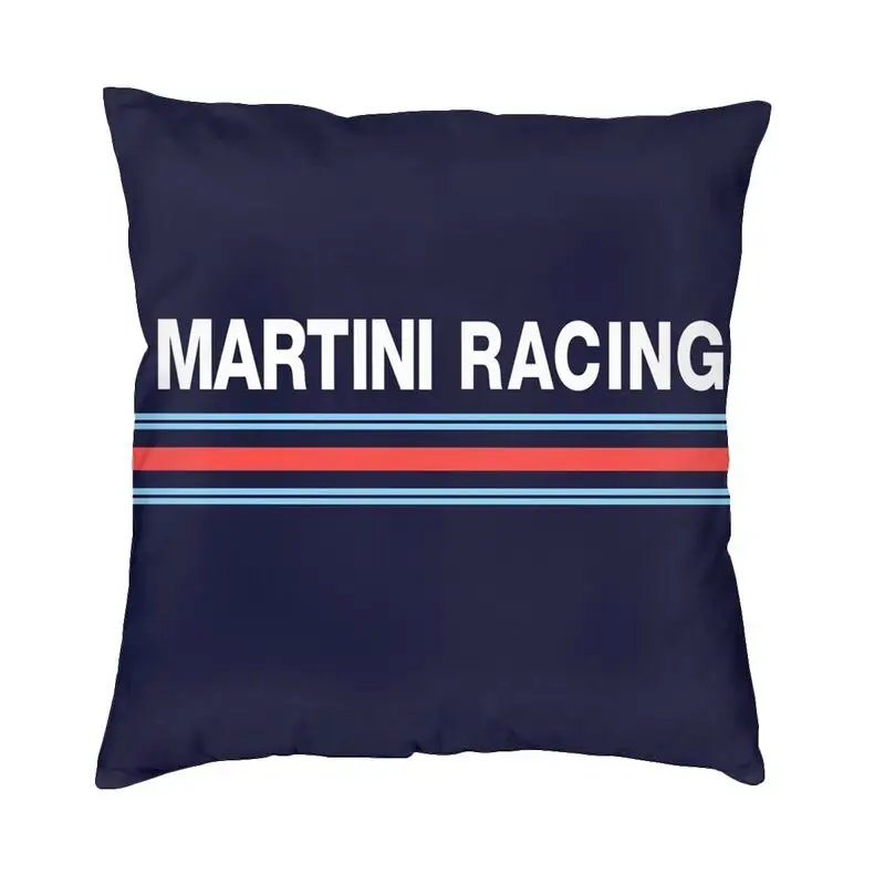 Martini Racing Классический винтажный Ретро стиль Чехол на подушку 40x40 см Декор для дома