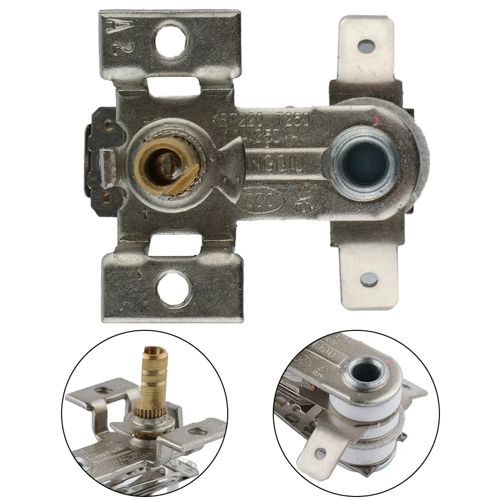 

Регулятор температуры 16 А 3,6X3,3X3,6 см 90 ℃/162 ℉ Регулируемый нагревательный термостат для электрического утюга