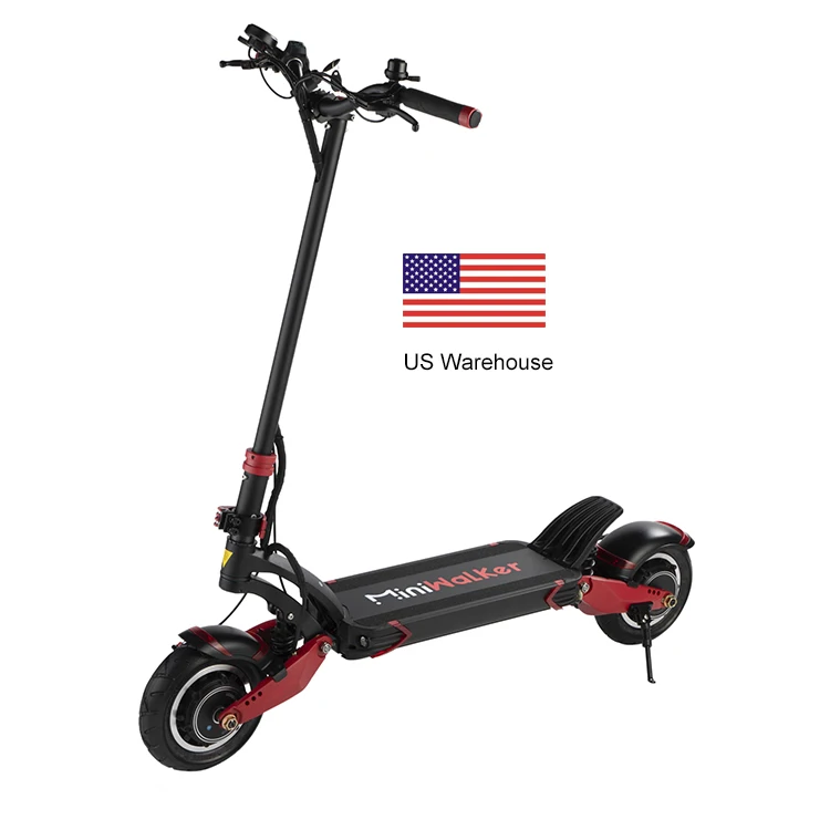 Adult 1000w*2 dual motor 10 inch folding electric scooter