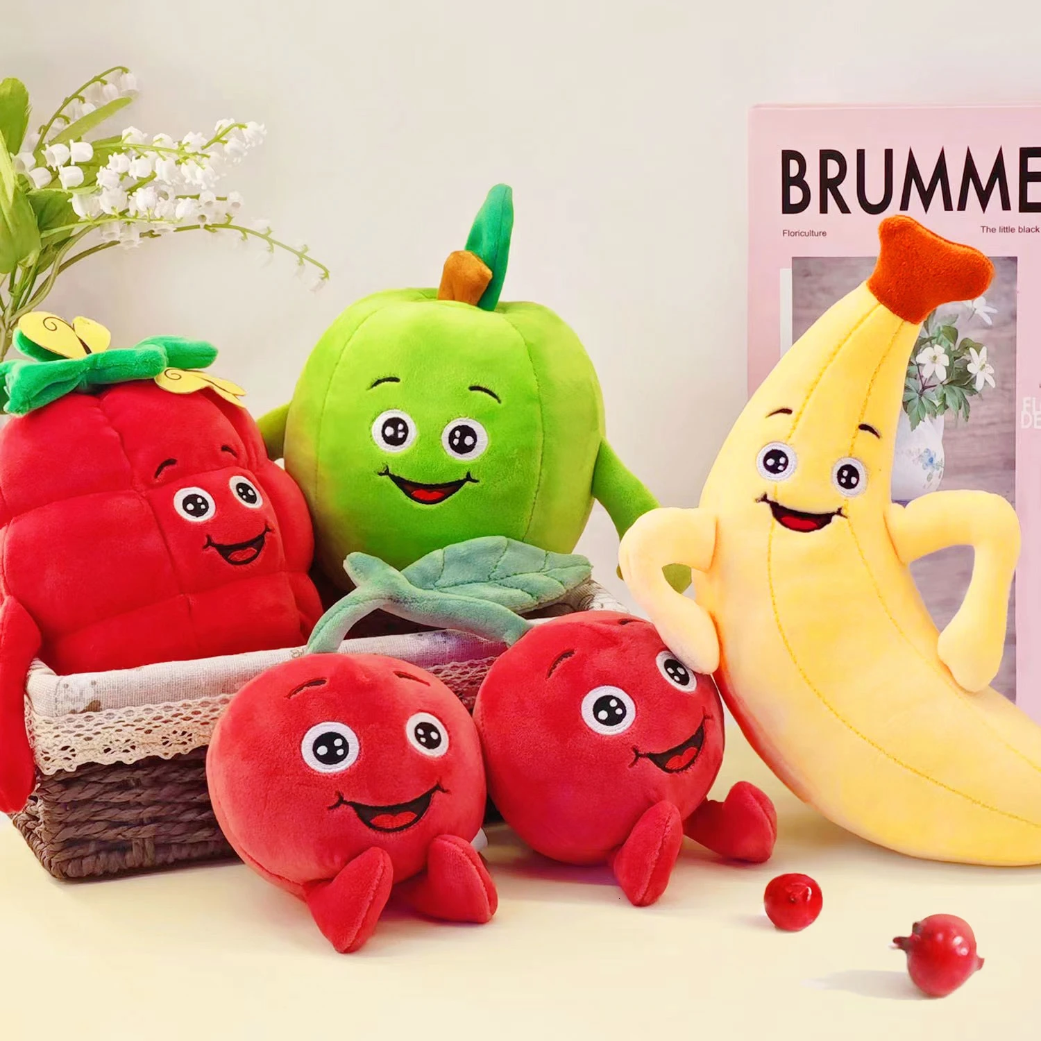 Плюшевая кукла-моделирование фруктов