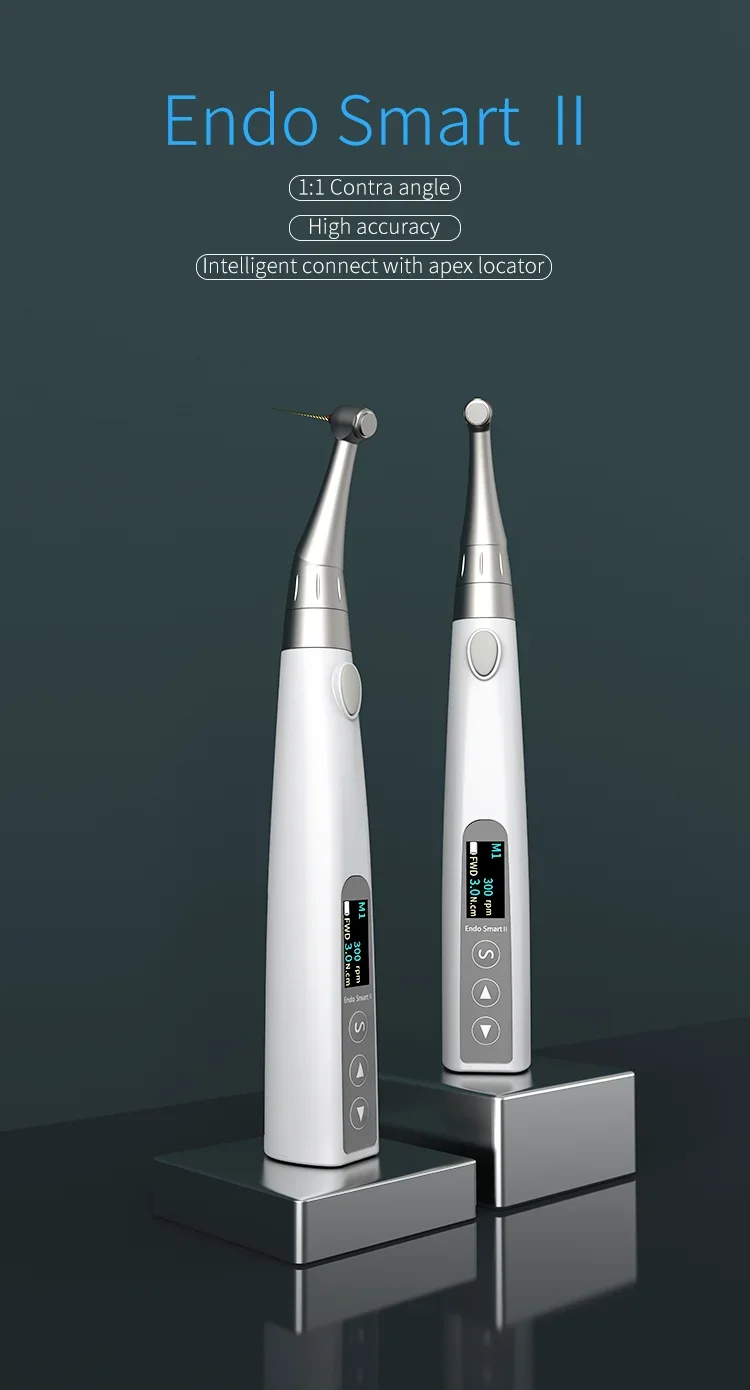ENDO SMART2 OF BETTERWAY MEDICAL 1:1 угловой двигатель Den tal endo может быть подключен с локатором apex