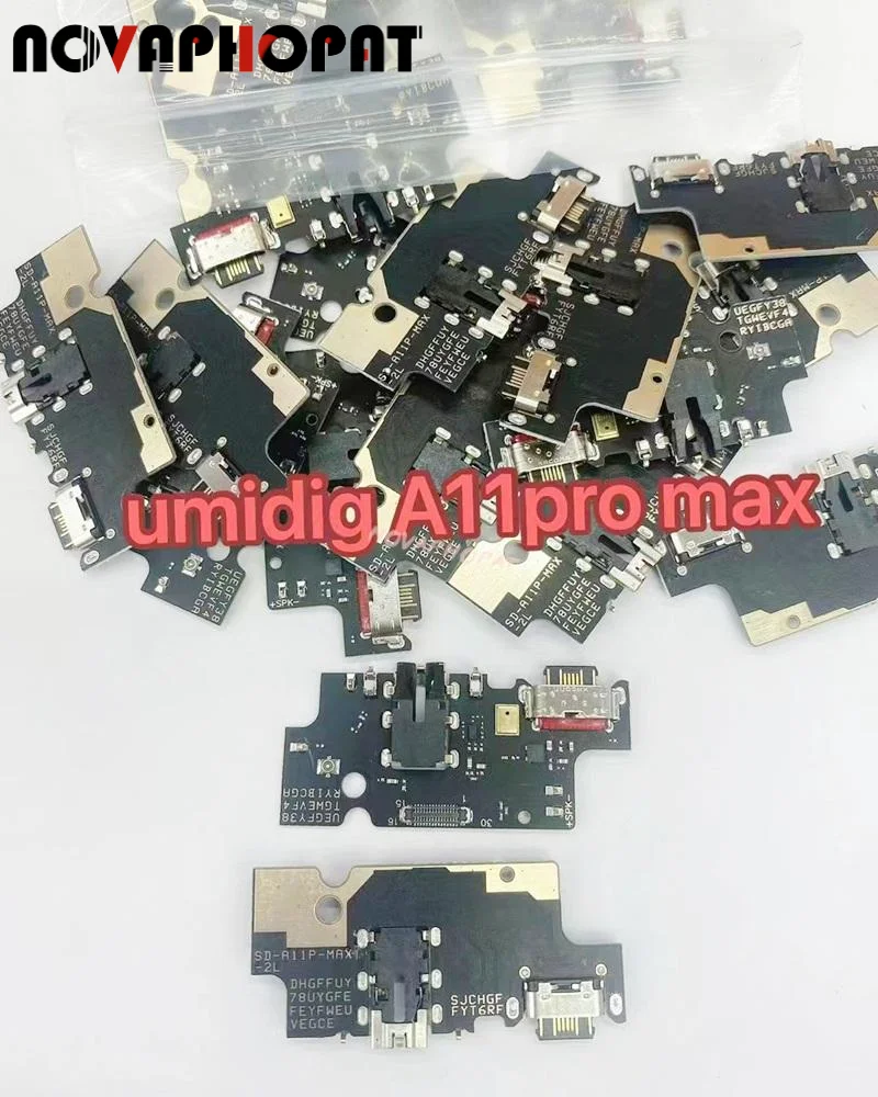 

For Umidig A11 Pro Max USB Dock Charger Port Plug Headphone Audio Jack Microphone MIC Flex Cable Charging Board