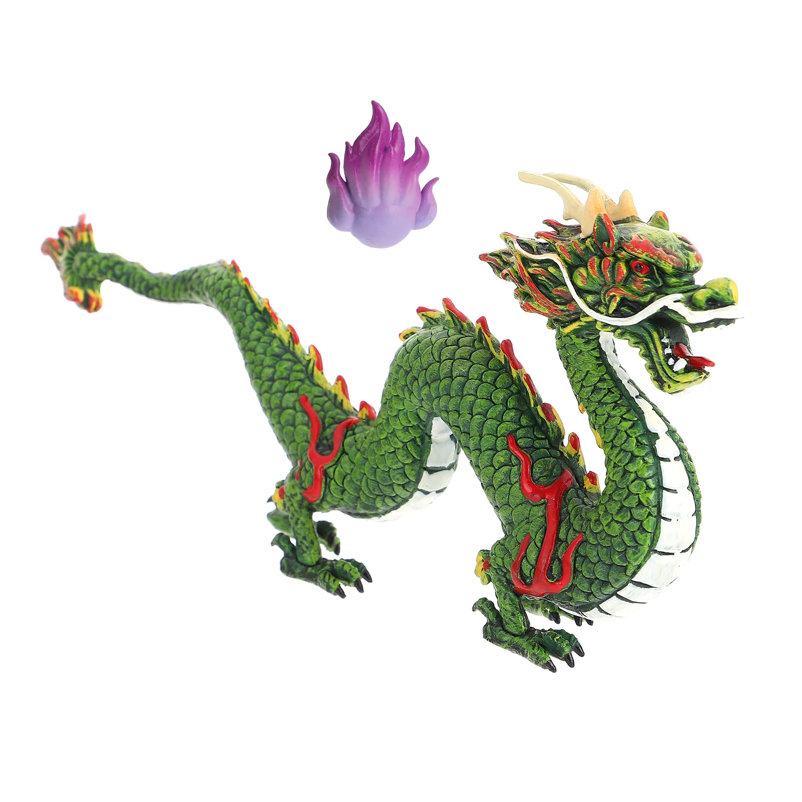 

Oriental Dragon Toy Household Adornment Decorative Model Statue Plastic Artware Child