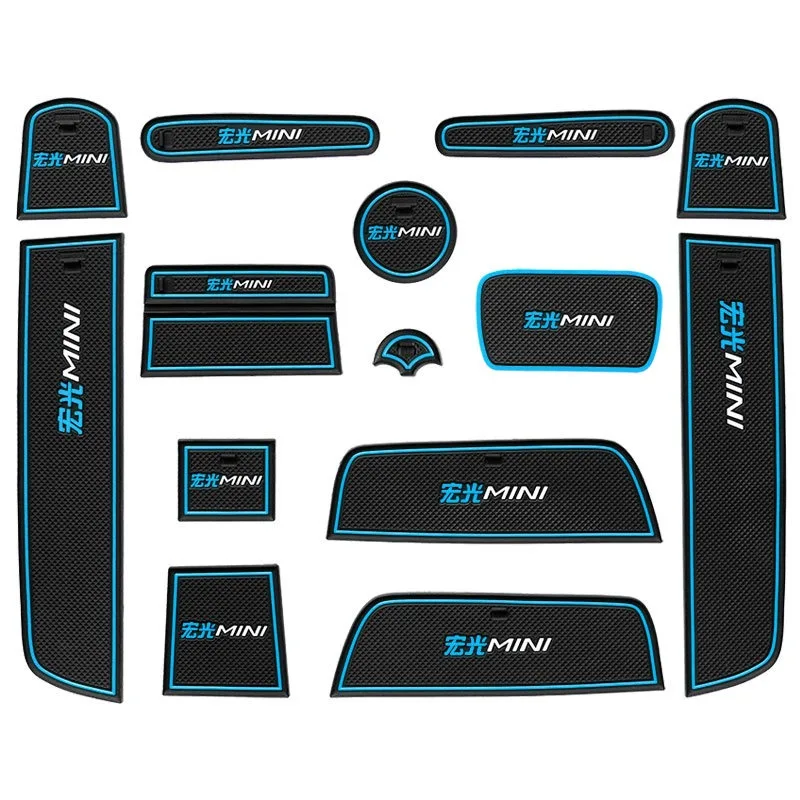 Коврик для паза двери автомобиля коврик чашки Wuling Hongguang Mini Ev 2020-2023 центральная