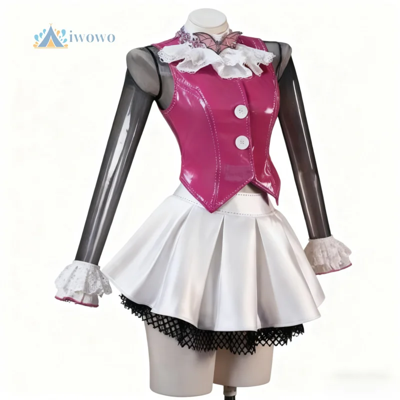 Фото Monster Cos High Косплей Костюм Дракулауры Аниме Вечеринка Школьная Форма Искусственная Кожа Хэллоуин Играть Ролевая Одежда Костюм HERO №1