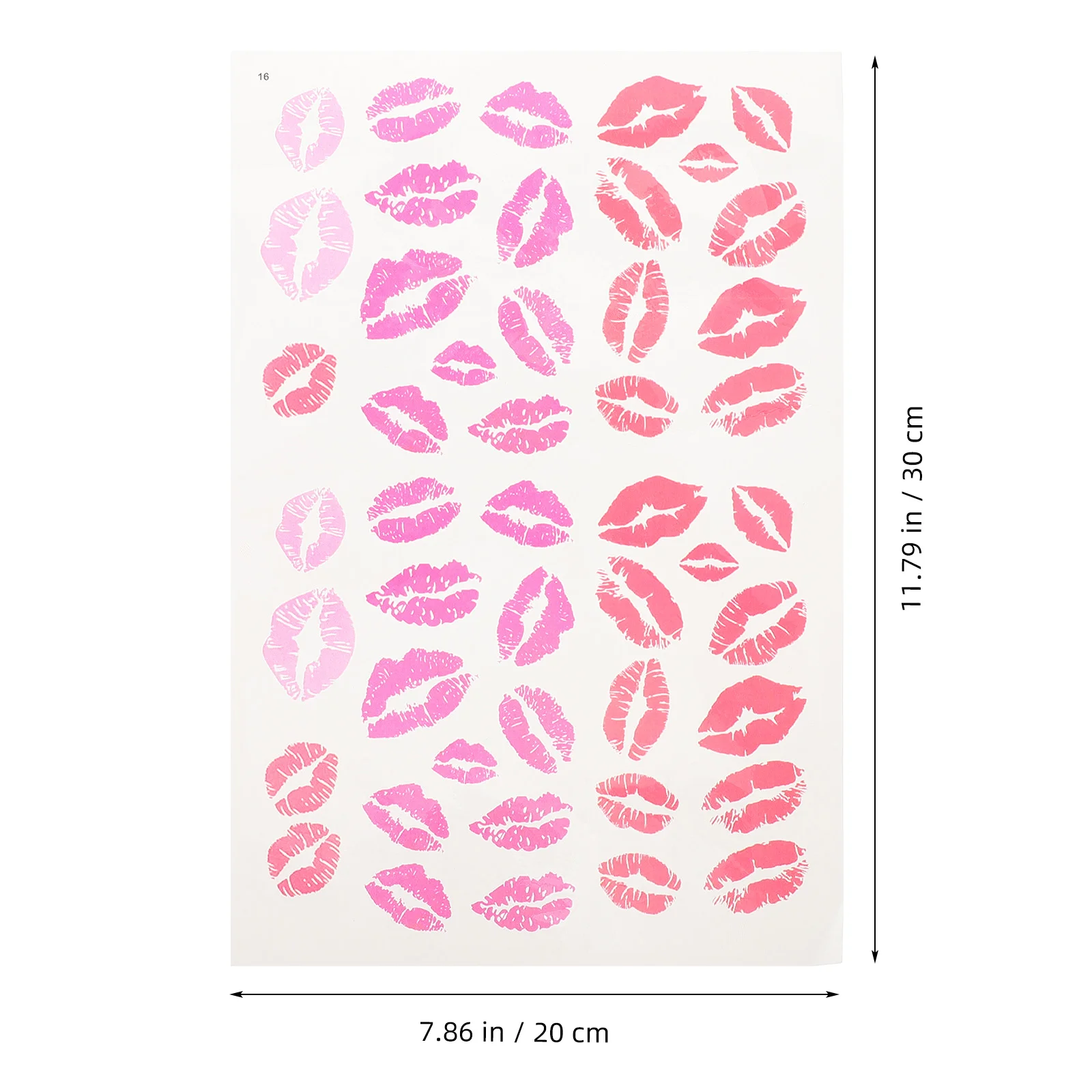 Наклейка-тату наклейки красные губы временная поцелуй декоративная помада для