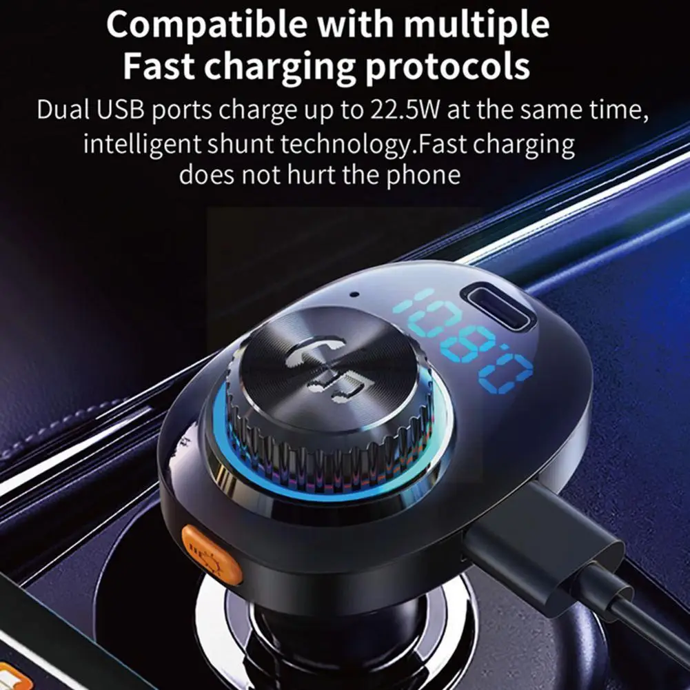 

Автомобильный Bluetooth-адаптер C19/C18, передатчик Bluetooth для автомобильного MP3-плеера, FM-передатчик, приемник, поддержка SD-карты, USB-флеш-памяти, Dr U2Y3