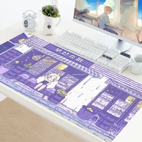 cute cartoon big size kawaii soft rubber mouse pad desktop keyboard pad mat pink carpet table desk mat decoration gaming pads
