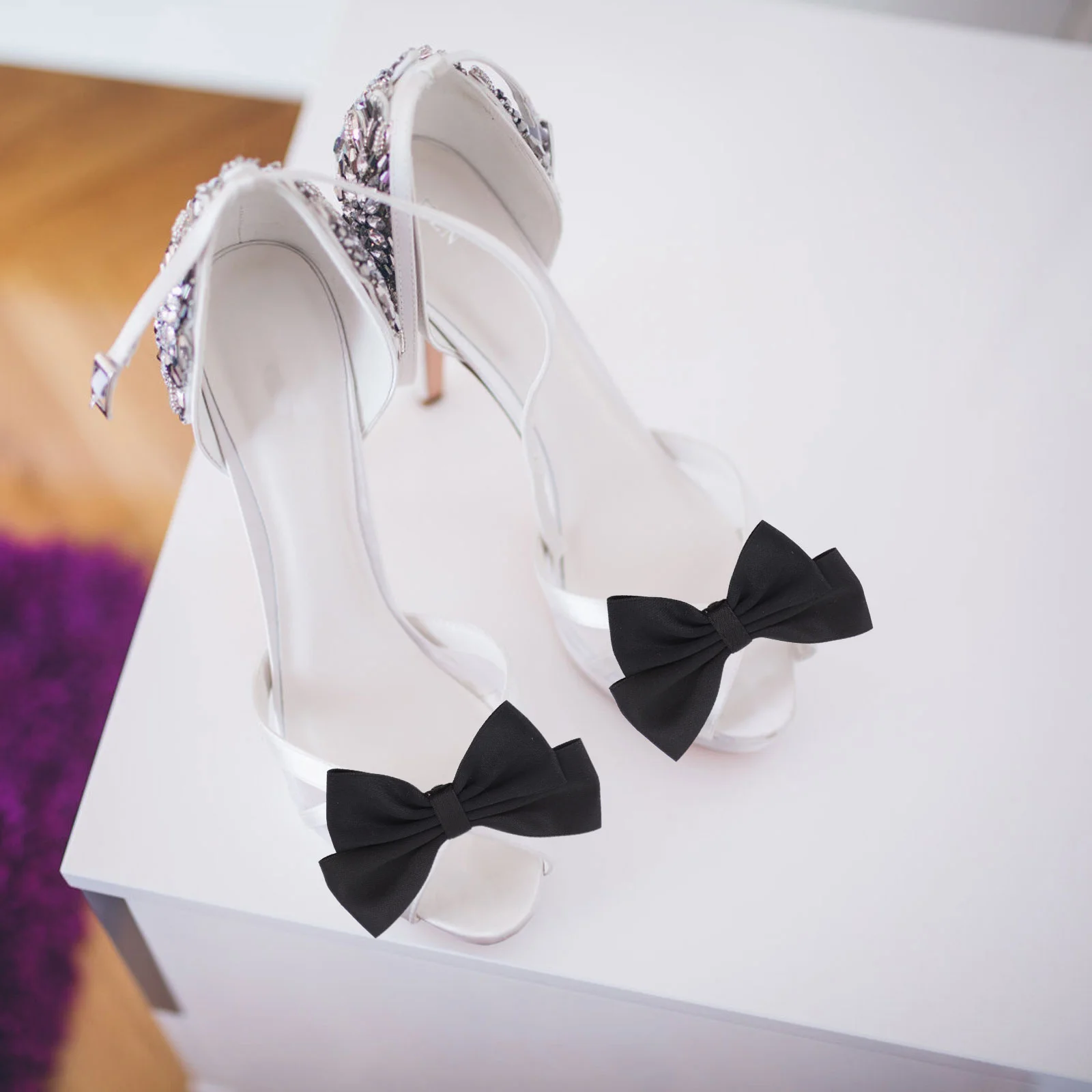 Пряжка-бабочка украшения для свадебной обуви бант свадебные эластичные шнурки