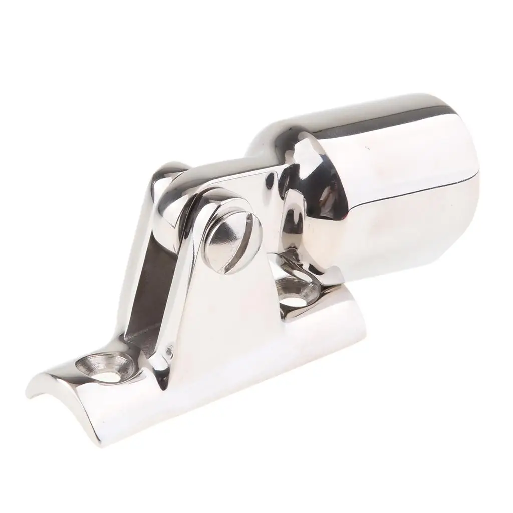 

Stainless Steel Pipe Eye End Boat Hinge Mount Bimini Top Hardware 7/8"