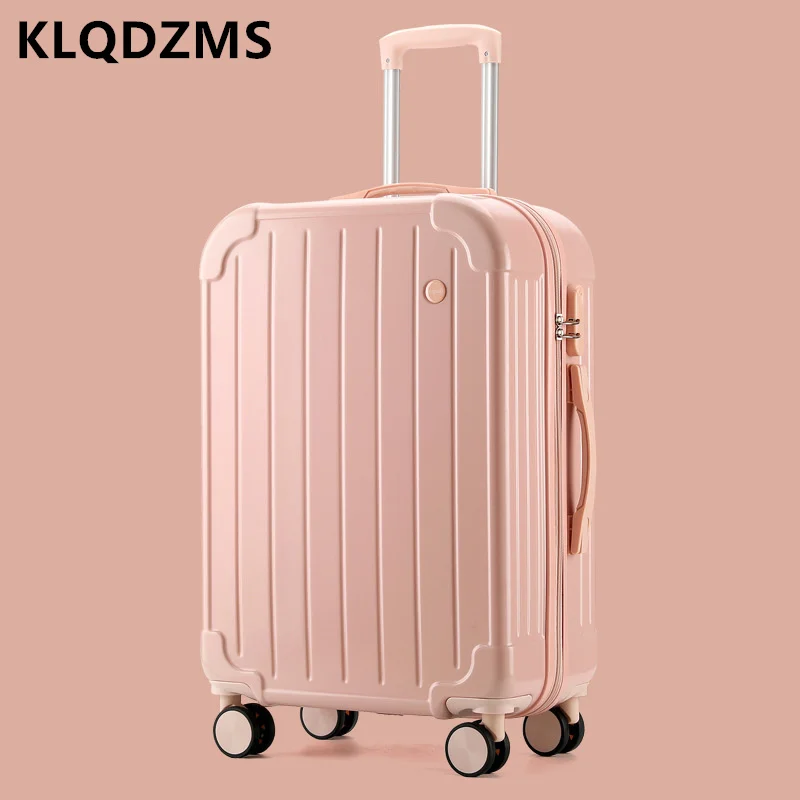 

KLQDZMS 20"22"24"26"28" Inch Men's and Women's New Hard Suitcase Silent Universal Wheel Password Luggage Rollers Travel Bag