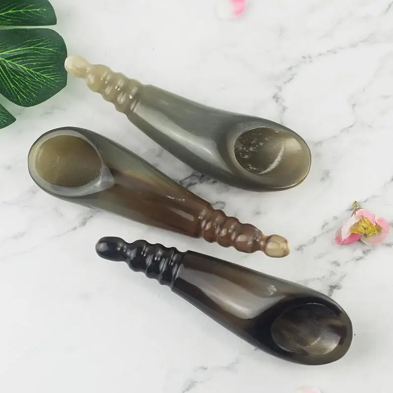 

1Pc Natural Ox Horn Acupoint Massage Guasha Board Dredging Meridians To Relieve Muscle Tightness and Relax Body Health Care