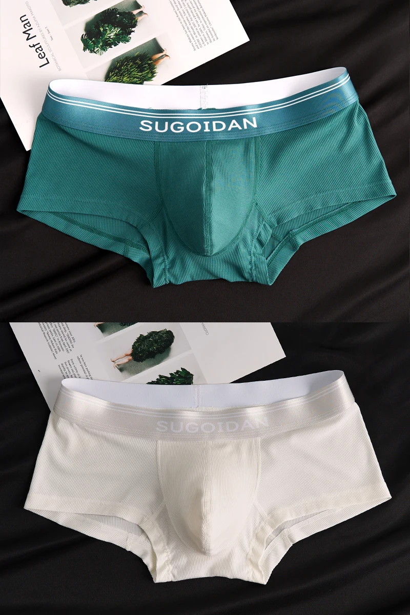 

2 шт./партия, мужские трусы-боксеры из модала