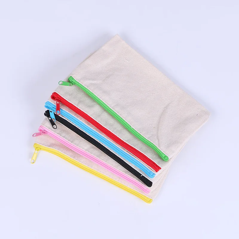 

Multipurpose Women's Bag Cosmetic Bag Makeup Pouches with Zipper Cotton Canvas Bag Pencil Pouch Travel Toiletry Bag DIY New 2022