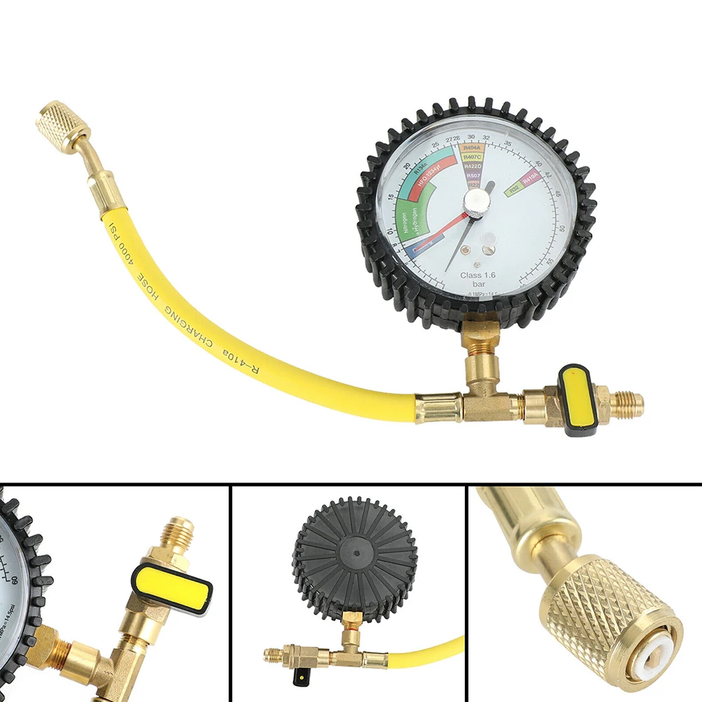 

Air Conditioner Nitrogen Pressure Tester Regulator For R134a R22 R407C R410A Automobile HVAC Pressure Gauge Tool Parts