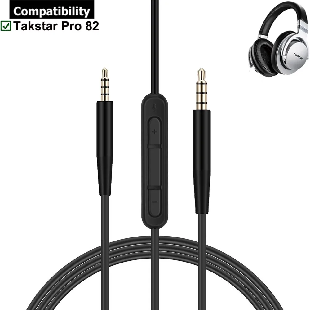 

OFC Replacement Stereo Audio Cable Extension Music Cord Wire For Takstar Pro82 Pro 82 Headphones