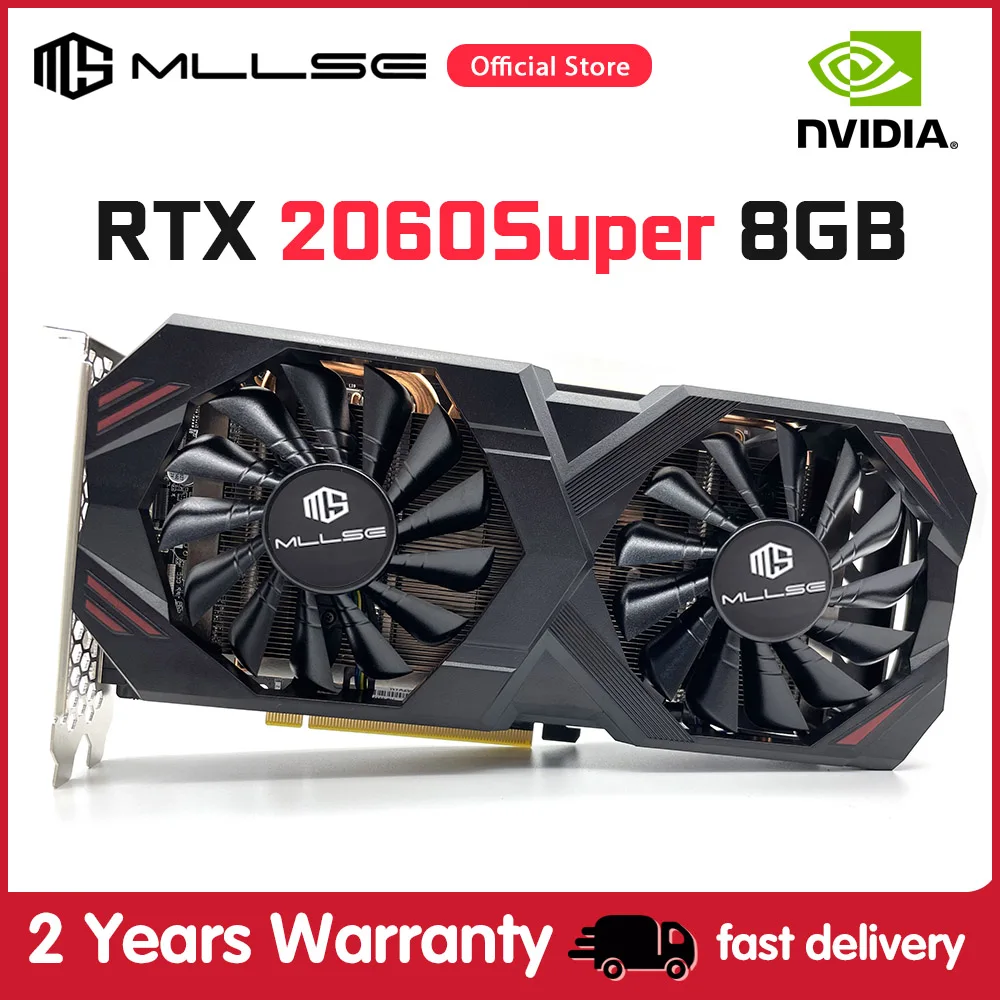 

Видеокарта MLLSE RTX2060Super 8 Гб GDDR6 256Bit PCI Express 3,0x16 1470 МГц 2176 шт. rtx 2060 супер игровая видеокарта 8G