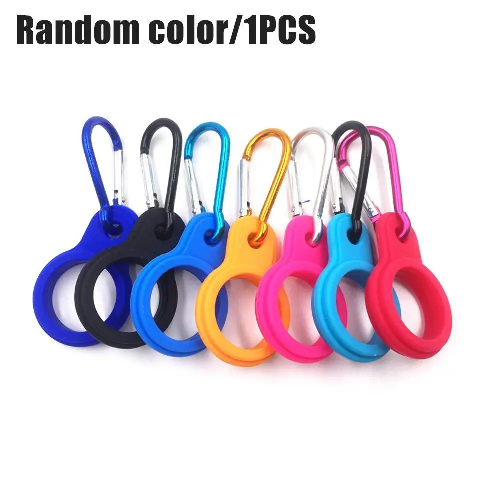 

Silicone Rubber Kettle Hanging Buckle Outdoor Sports Carabiner Water Bottle Holder Camping Hiking Portable Hook Tool