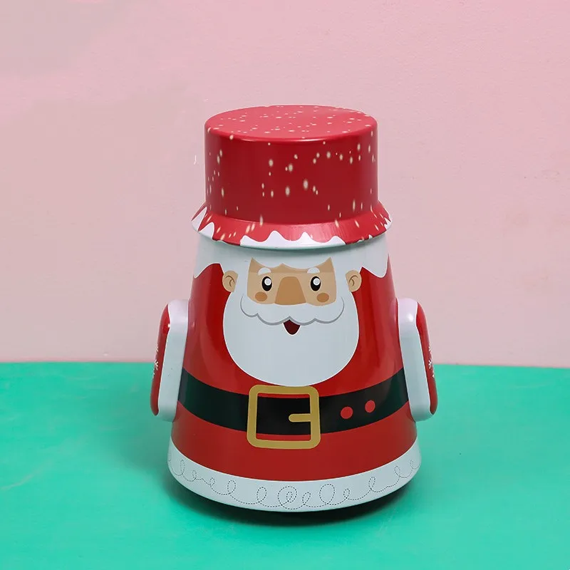 Es Nut Small Snacks Organizer Jar Xmas Decoration Gift Bag Tinplate Box Package Home Decor