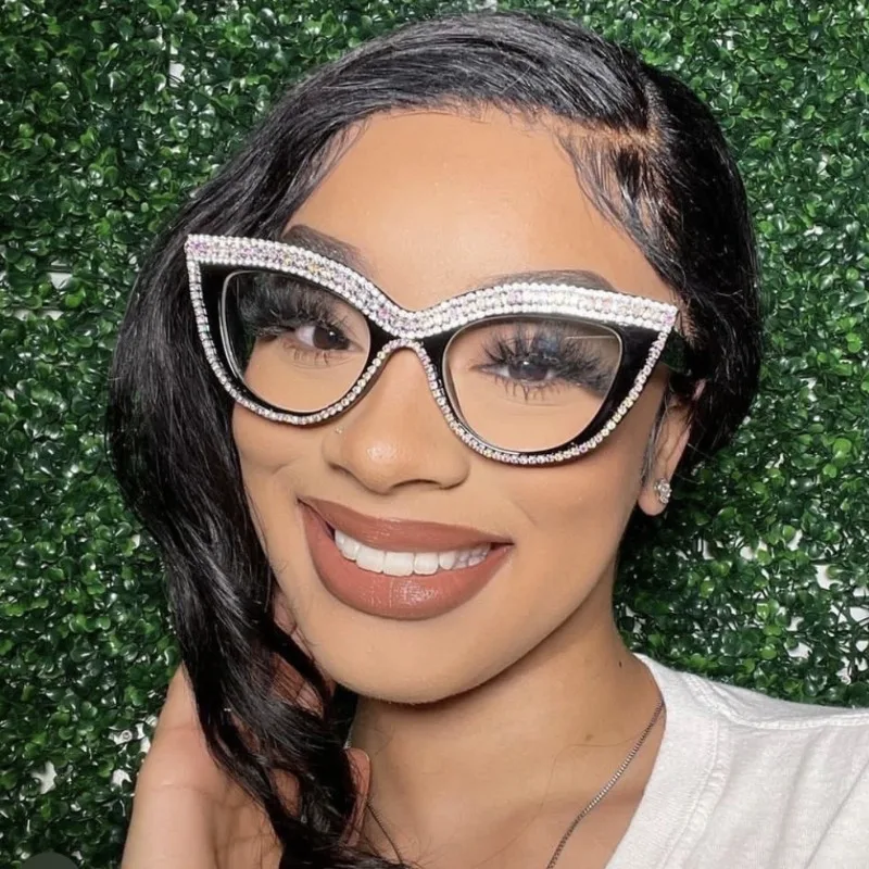 Новинка женские очки для чтения с инкрустированными бриллиантами dyymj в стиле