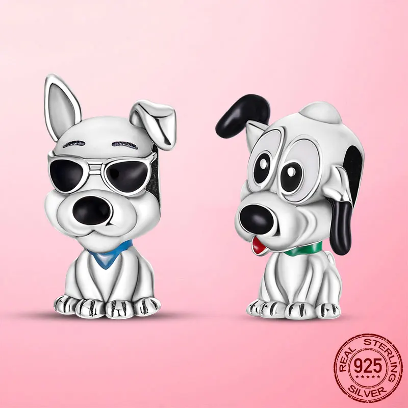 

Бусины-подвески в виде животных, из серебра 925 пробы