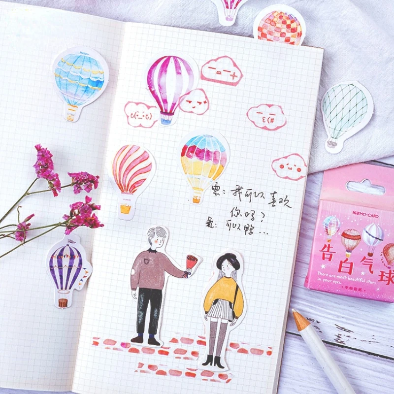 45 шт./упак. наклейка на тему любви в виде воздушного шара дневника s Kawaii Diy